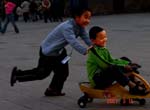 two boys in yuanyang square